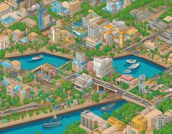 Lagos in the spring image